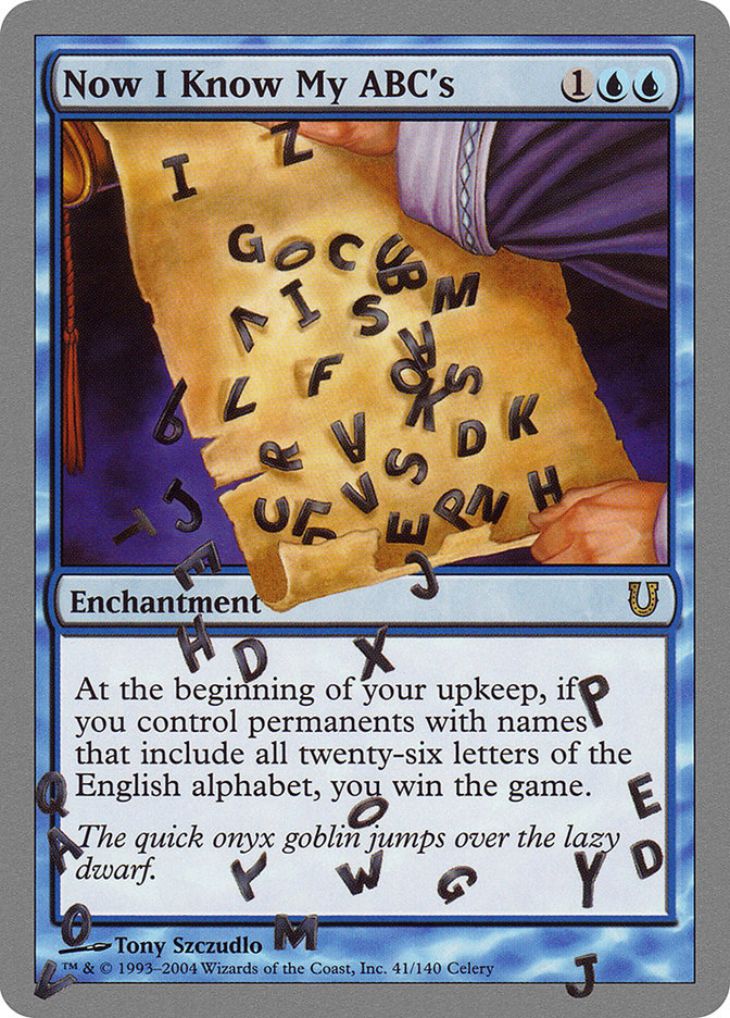Now I Know My ABC's [Unhinged] | The CG Realm