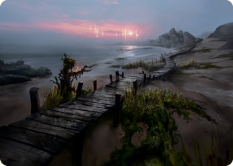 Deserted Beach Art Card [Innistrad: Midnight Hunt Art Series] | The CG Realm
