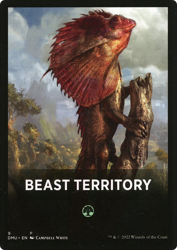 Beast Territory Theme Card [Dominaria United Tokens] | The CG Realm
