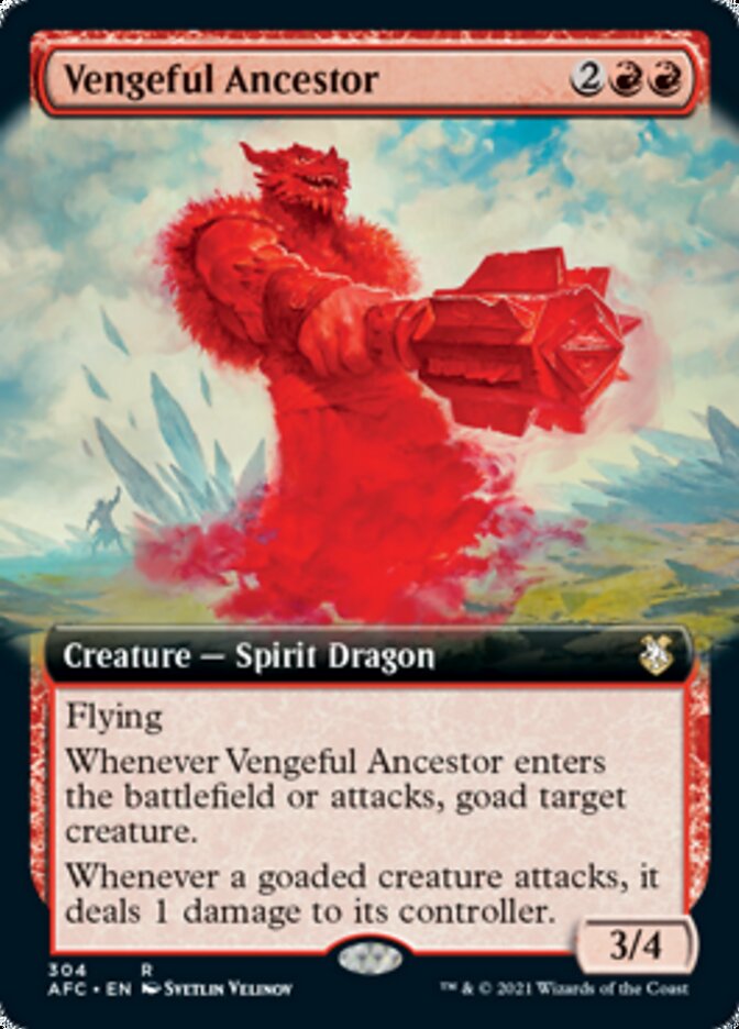 Vengeful Ancestor (Extended Art) [Dungeons & Dragons: Adventures in the Forgotten Realms Commander] | The CG Realm