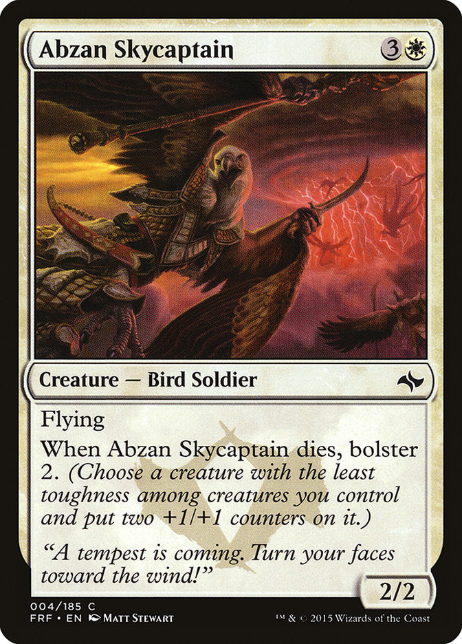 Abzan Skycaptain [Fate Reforged] | The CG Realm