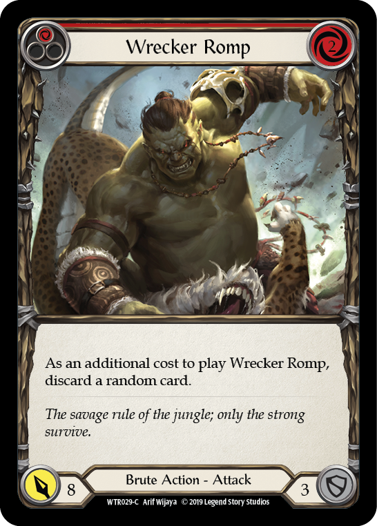 Wrecker Romp (Red) [WTR029-C] (Welcome to Rathe)  Alpha Print Normal | The CG Realm