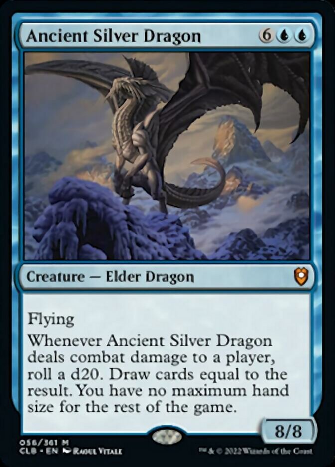 Ancient Silver Dragon [Commander Legends: Battle for Baldur's Gate] | The CG Realm