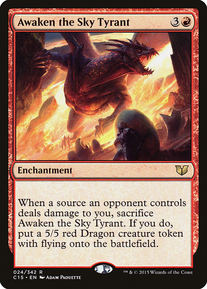 Awaken the Sky Tyrant [Commander 2015] | The CG Realm