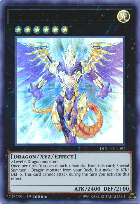 Hieratic Dragon King of Atum [DUPO-EN092] Ultra Rare | The CG Realm