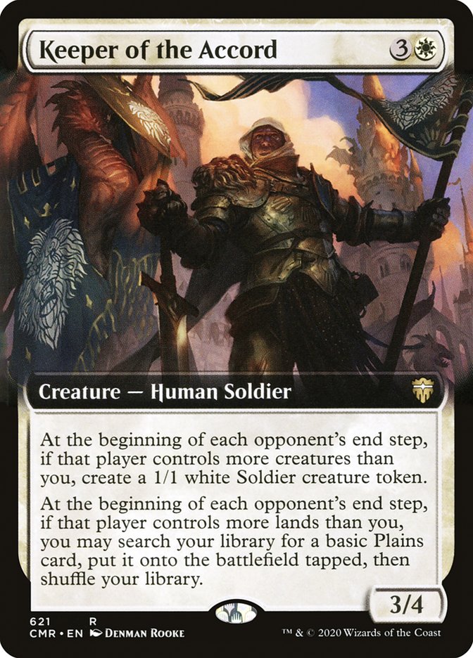 Keeper of the Accord (Extended Art) [Commander Legends] | The CG Realm