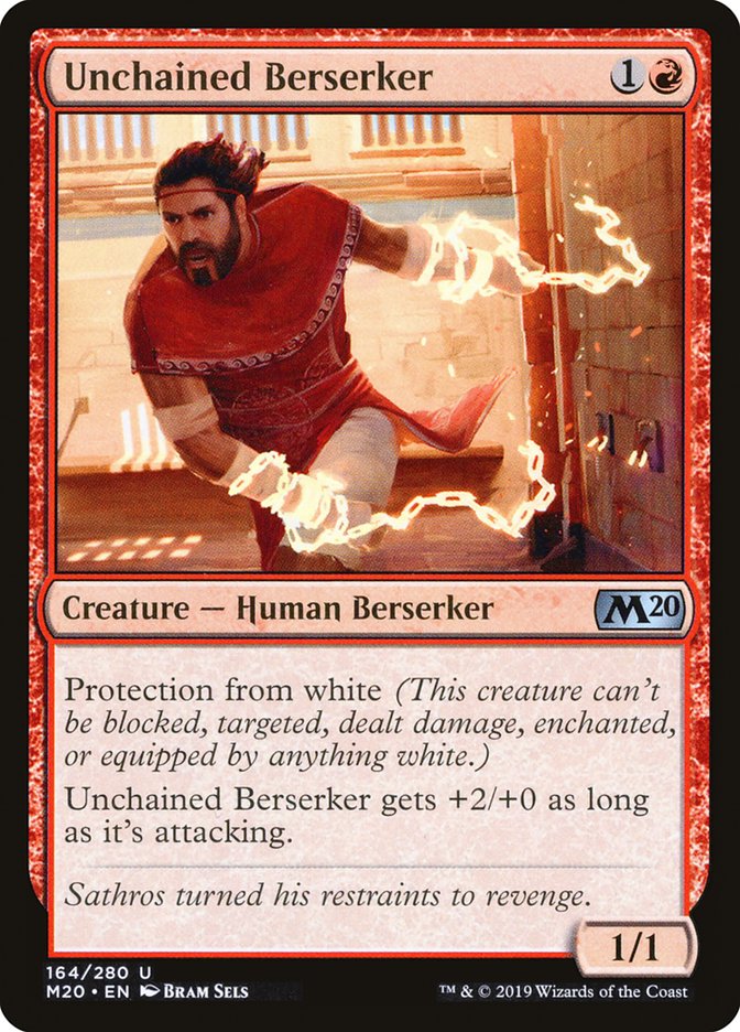 Unchained Berserker [Core Set 2020] | The CG Realm