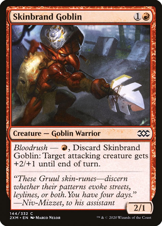 Skinbrand Goblin [Double Masters] | The CG Realm