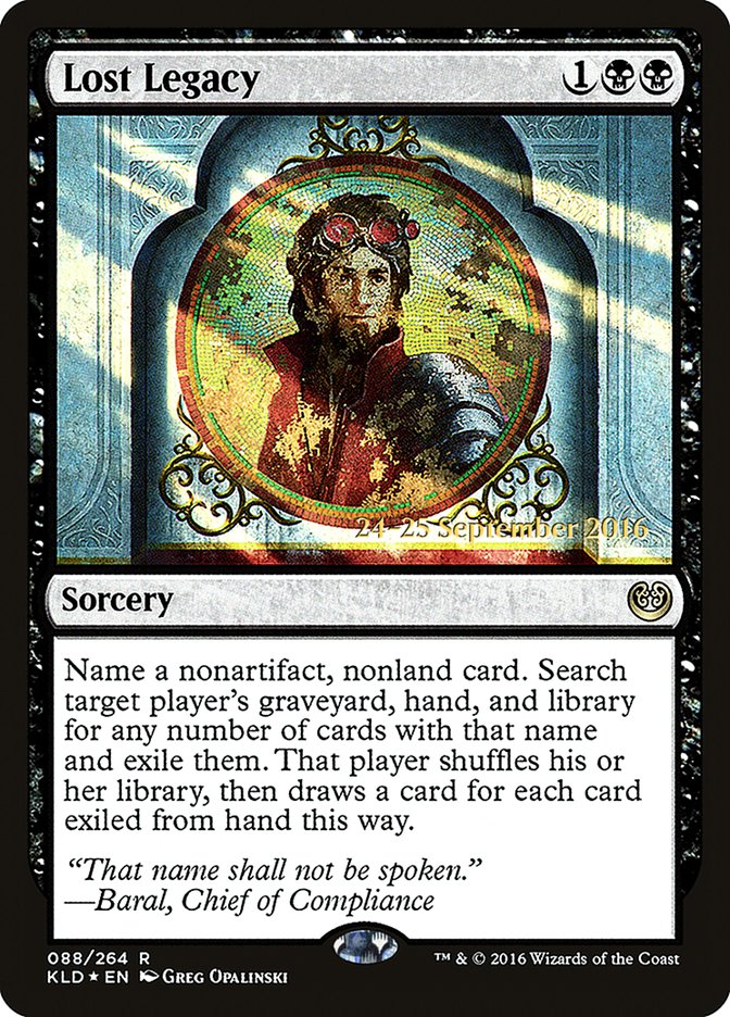 Lost Legacy [Kaladesh Prerelease Promos] | The CG Realm
