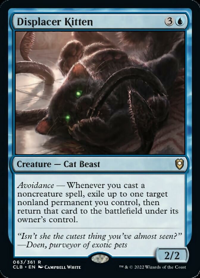 Displacer Kitten [Commander Legends: Battle for Baldur's Gate] | The CG Realm