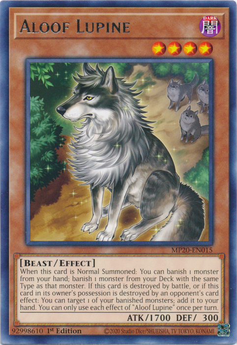 Aloof Lupine [MP20-EN015] Rare | The CG Realm