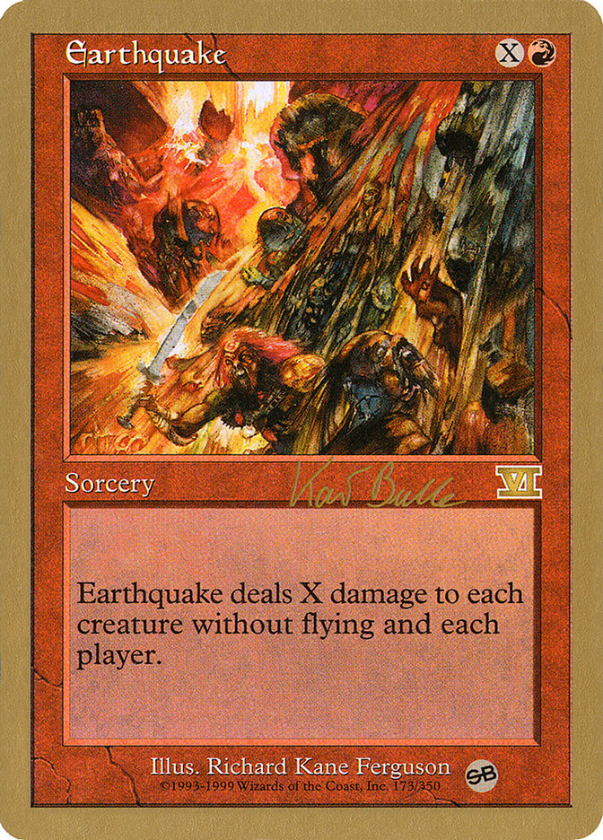 Earthquake (Kai Budde) (SB) [World Championship Decks 1999] | The CG Realm