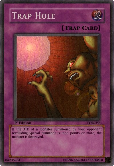 Trap Hole [LOB-058] Super Rare | The CG Realm