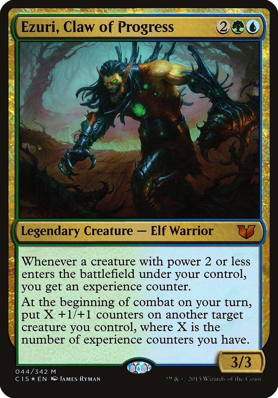 Ezuri, Claw of Progress (Oversized) [Commander 2015 Oversized] | The CG Realm