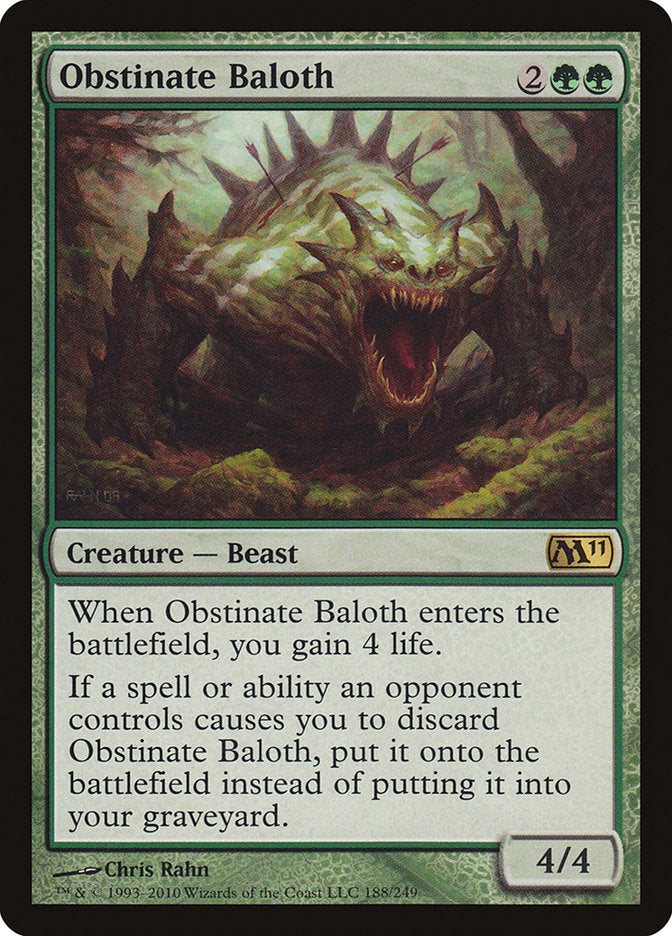 Obstinate Baloth [Magic 2011] | The CG Realm