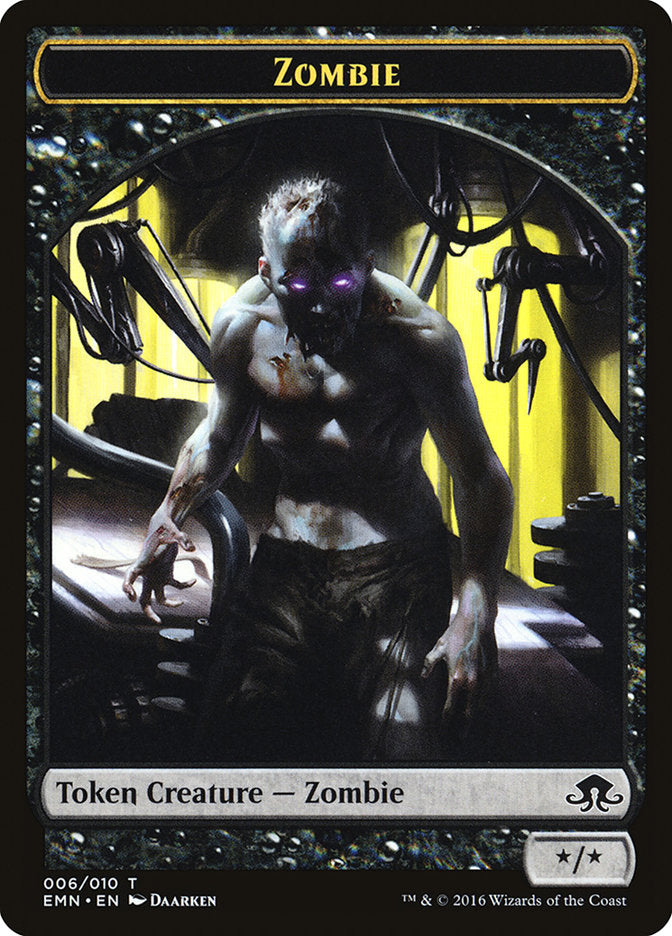 Zombie Token (006/010) [Eldritch Moon Tokens] | The CG Realm