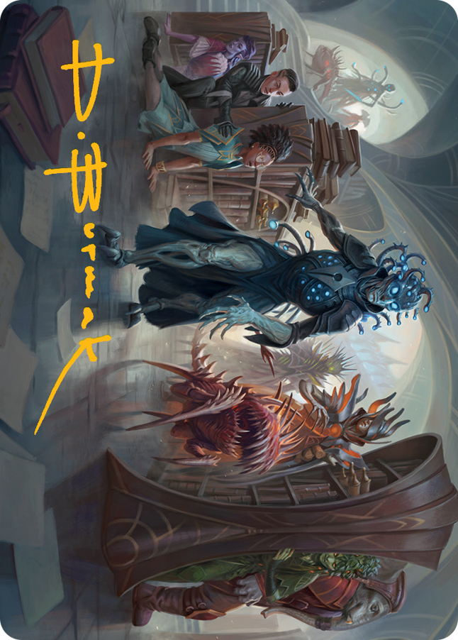 Invasion of Arcavios Art Card (Gold-Stamped Signature) [March of the Machine Art Series] | The CG Realm