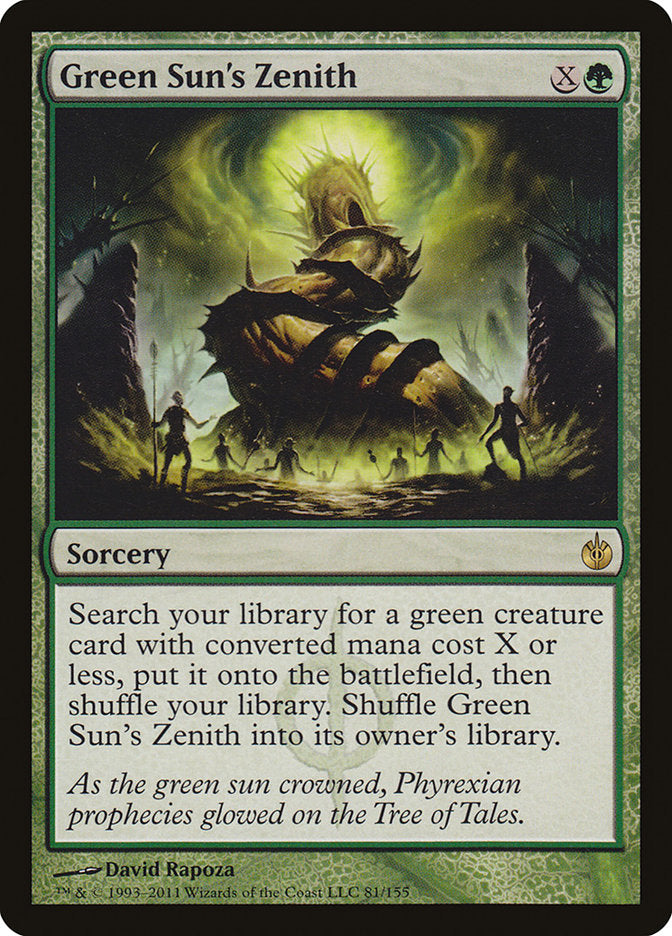 Green Sun's Zenith [Mirrodin Besieged] | The CG Realm