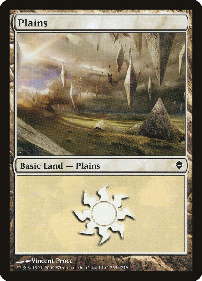 Plains (233a) [Zendikar] | The CG Realm