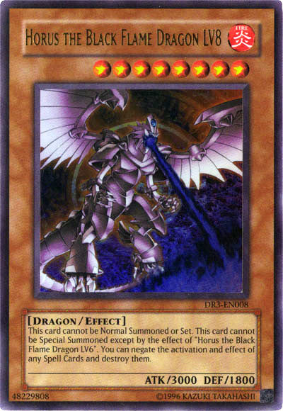 Horus the Black Flame Dragon LV8 [DR3-EN008] Ultra Rare | The CG Realm