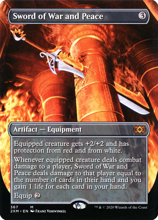 Sword of War and Peace (Toppers) [Double Masters] | The CG Realm