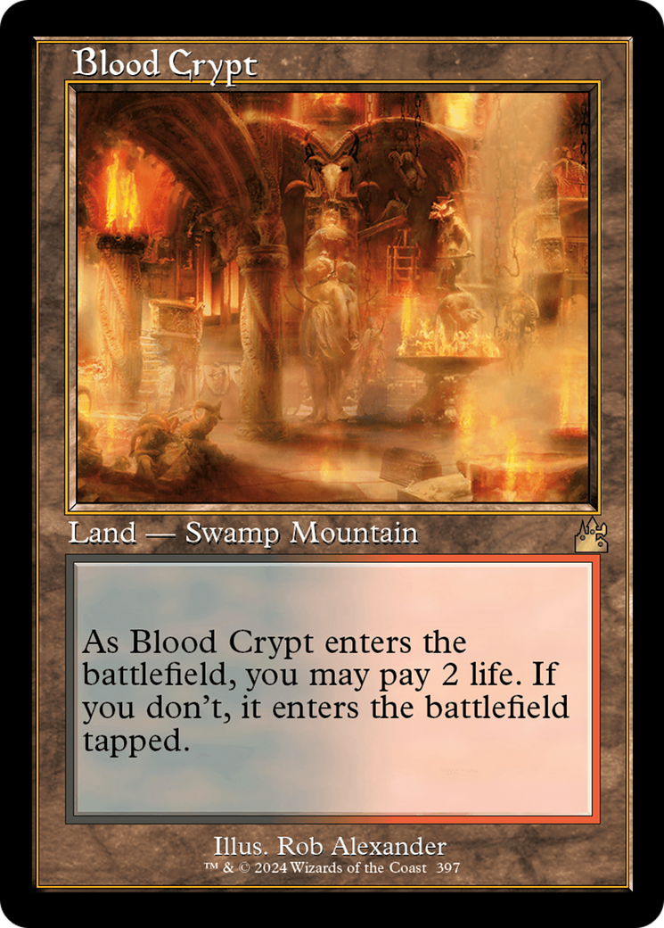 Blood Crypt (Retro) [Ravnica Remastered] | The CG Realm