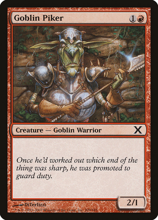 Goblin Piker [Tenth Edition] | The CG Realm
