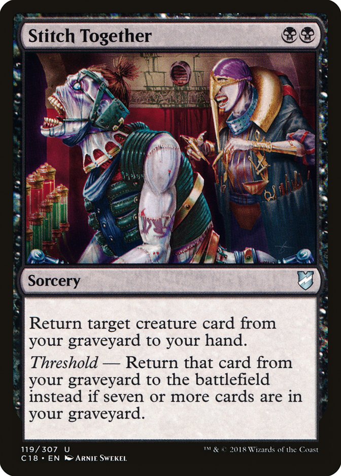 Stitch Together [Commander 2018] | The CG Realm