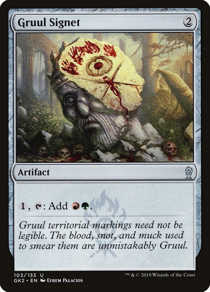 Gruul Signet [Ravnica Allegiance Guild Kit] | The CG Realm