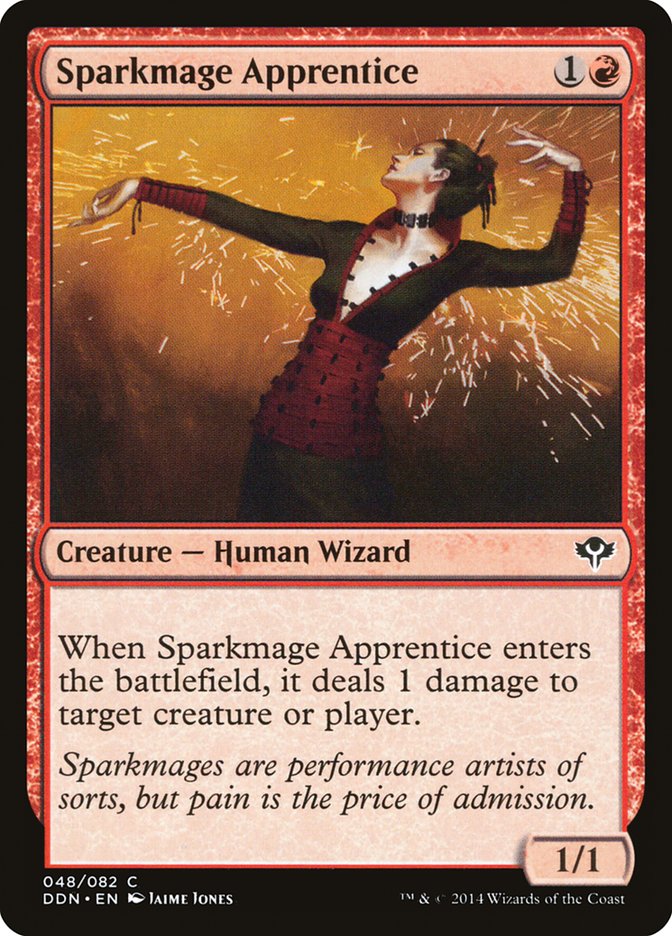 Sparkmage Apprentice [Duel Decks: Speed vs. Cunning] | The CG Realm