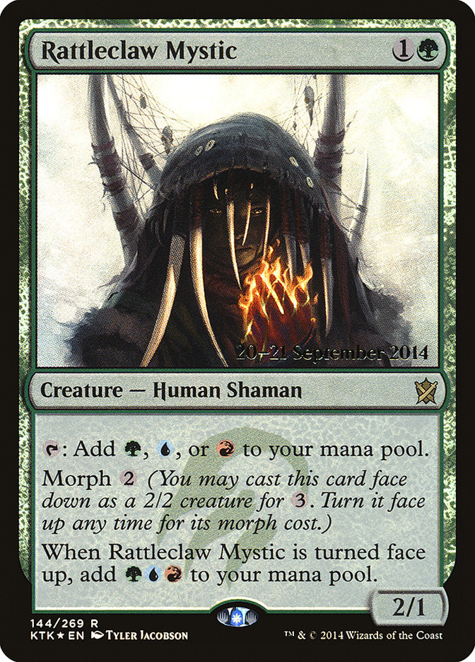 Rattleclaw Mystic [Khans of Tarkir Prerelease Promos] | The CG Realm