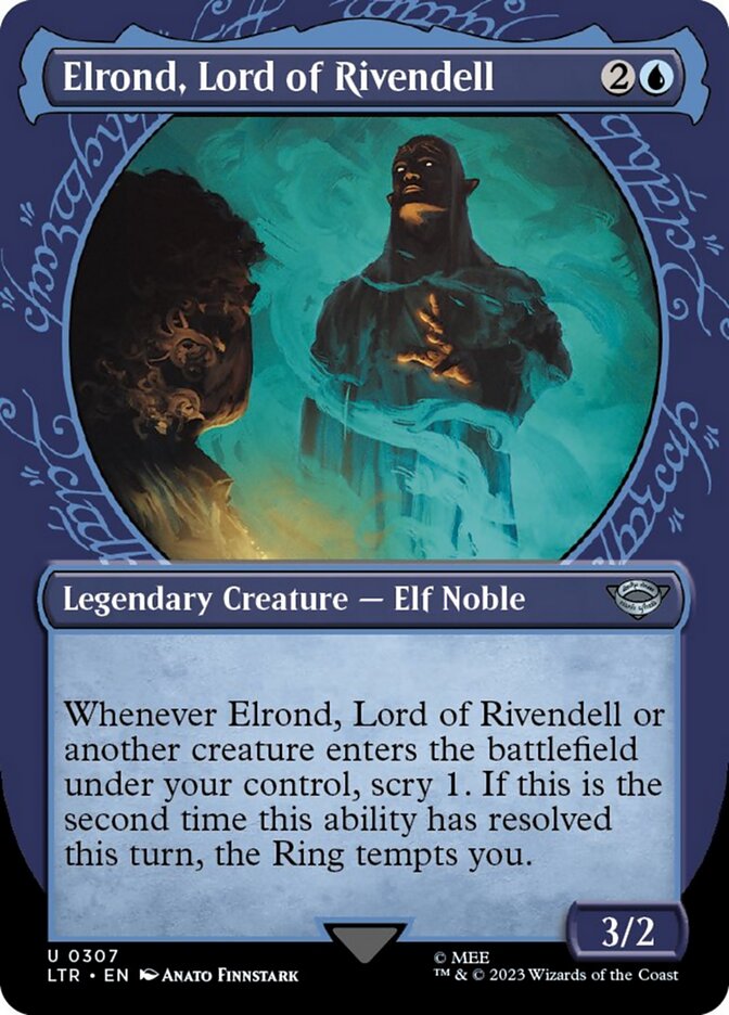 Elrond, Lord of Rivendell (Showcase Ring Frame) [The Lord of the Rings: Tales of Middle-Earth] | The CG Realm