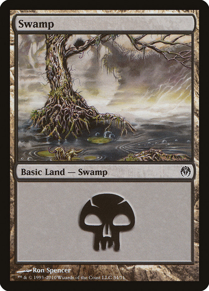 Swamp (34) [Duel Decks: Phyrexia vs. the Coalition] | The CG Realm