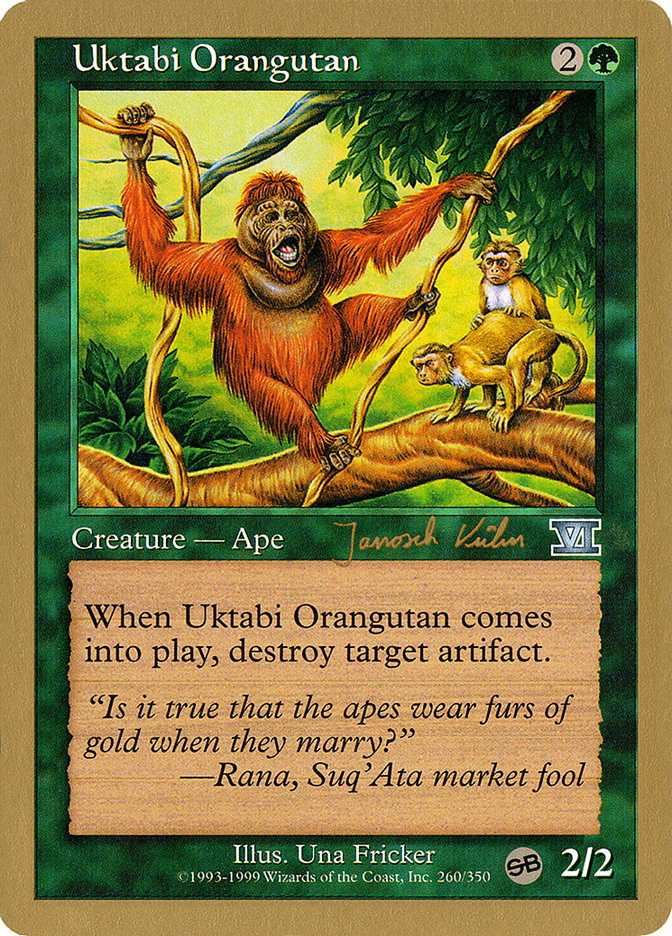 Uktabi Orangutan (Janosch Kuhn) (SB) [World Championship Decks 2000] | The CG Realm