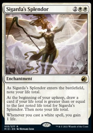 Sigarda's Splendor (Promo Pack) [Innistrad: Midnight Hunt Promos] | The CG Realm