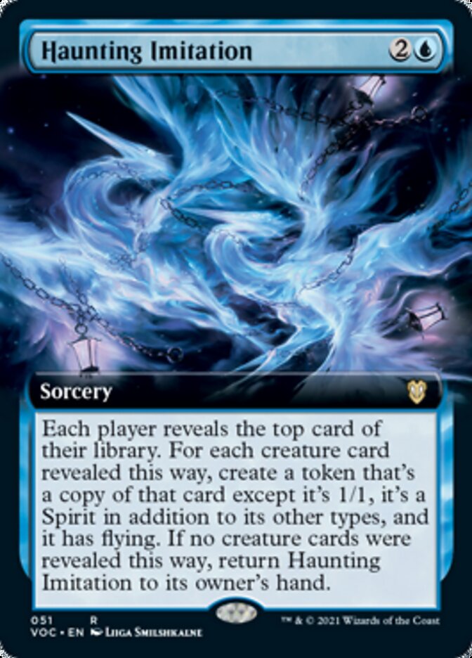 Haunting Imitation (Extended Art) [Innistrad: Crimson Vow Commander] | The CG Realm
