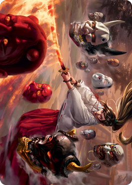 Unquenchable Fury Art Card [Kamigawa: Neon Dynasty Art Series] | The CG Realm