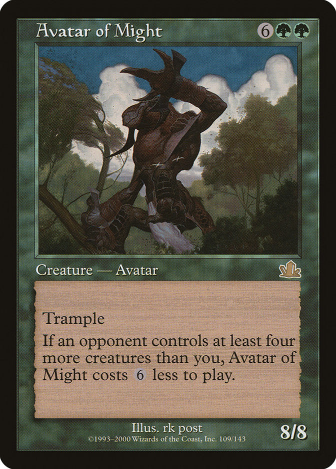 Avatar of Might [Prophecy] | The CG Realm