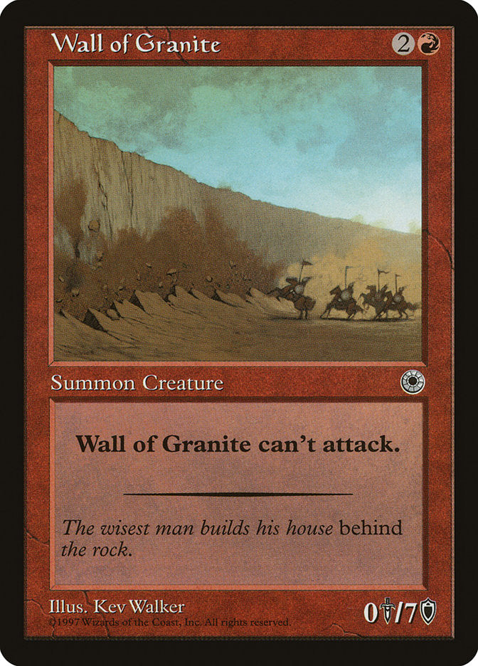 Wall of Granite [Portal] | The CG Realm