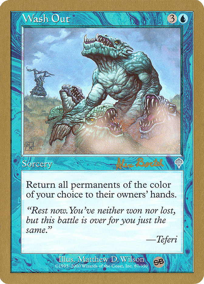 Wash Out (Alex Borteh) (SB) [World Championship Decks 2001] | The CG Realm