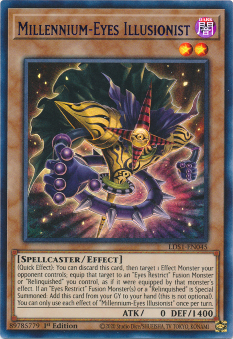 Millennium-Eyes Illusionist (Blue) [LDS1-EN045] Ultra Rare | The CG Realm