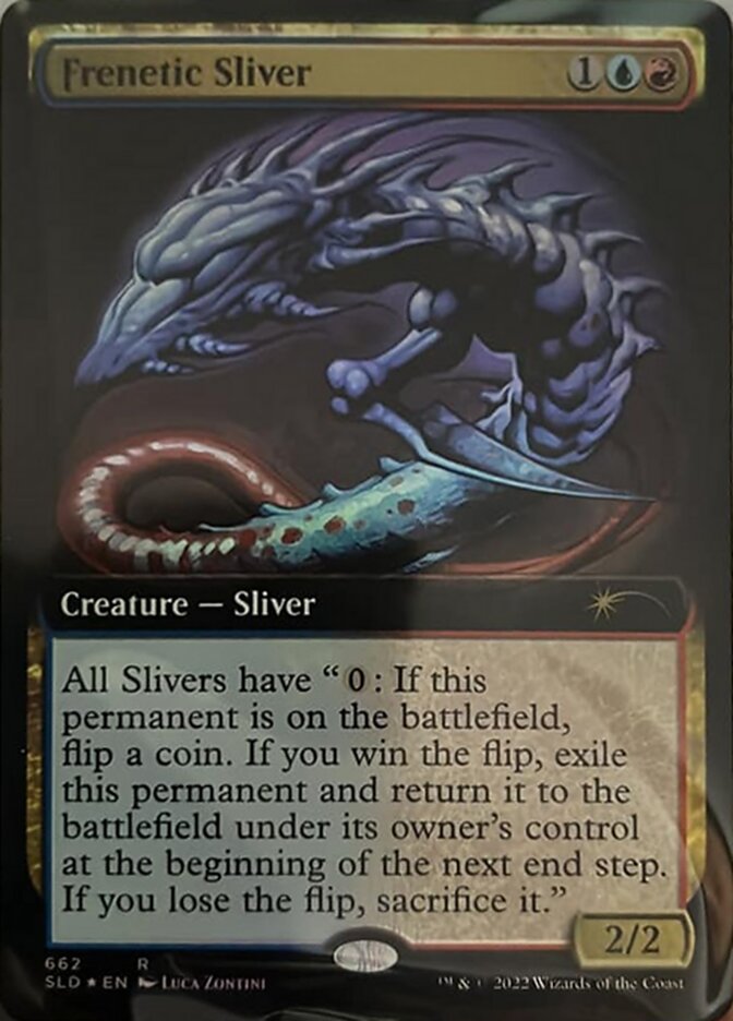 Frenetic Sliver (Extended Art) [Secret Lair Drop Promos] | The CG Realm