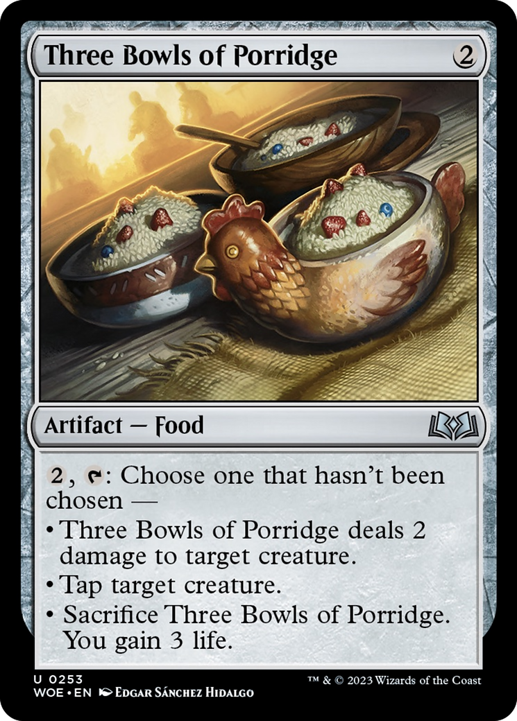 Three Bowls of Porridge [Wilds of Eldraine] | The CG Realm