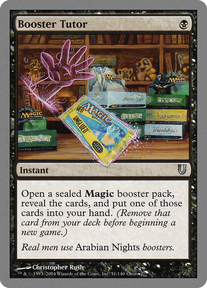 Booster Tutor [Unhinged] | The CG Realm
