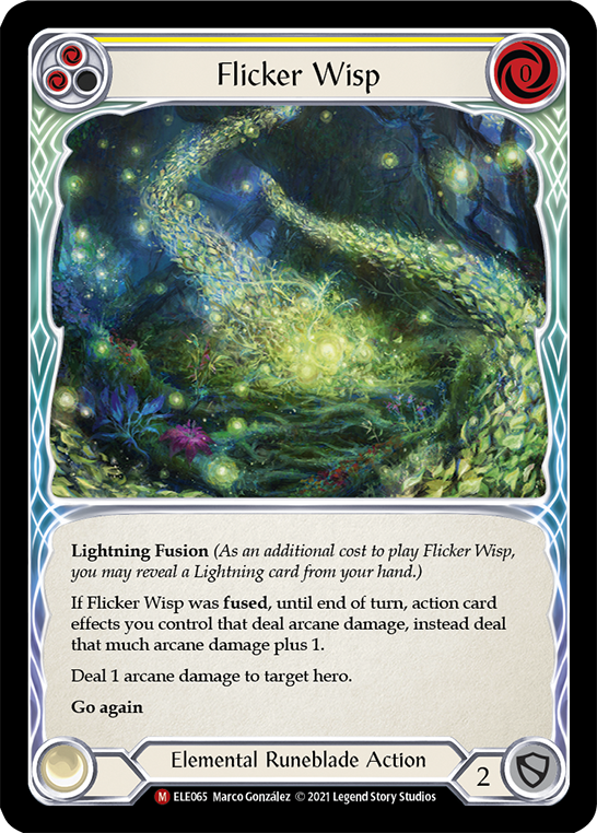 Flicker Wisp [ELE065] (Tales of Aria)  1st Edition Normal | The CG Realm