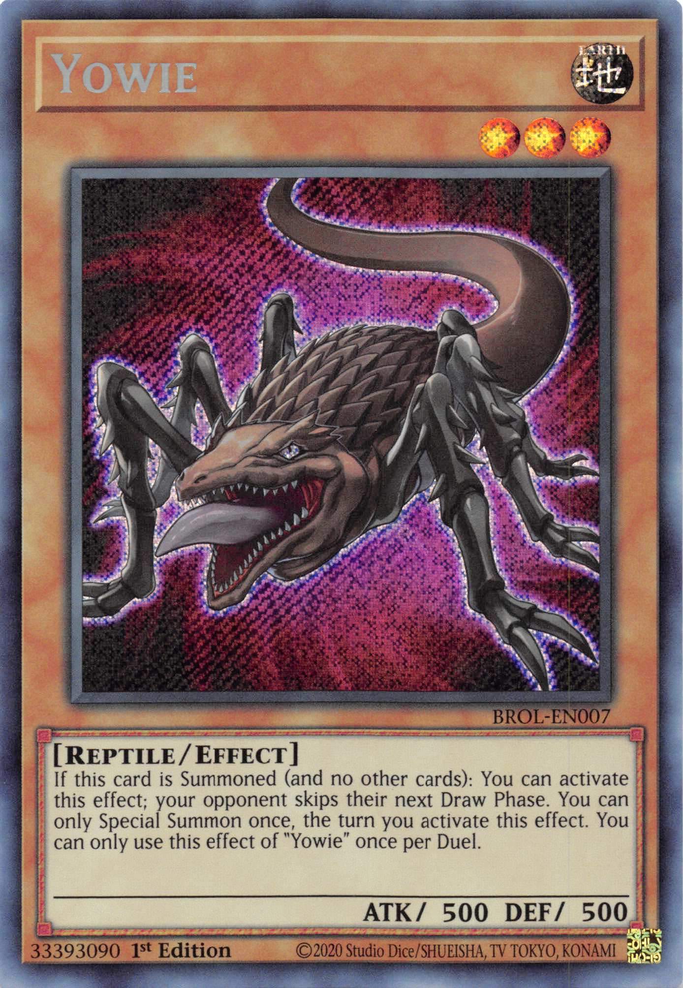 Yowie [BROL-EN007] Secret Rare | The CG Realm