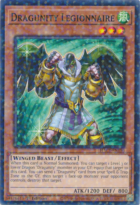 Dragunity Legionnaire (Duel Terminal) [HAC1-EN150] Common | The CG Realm
