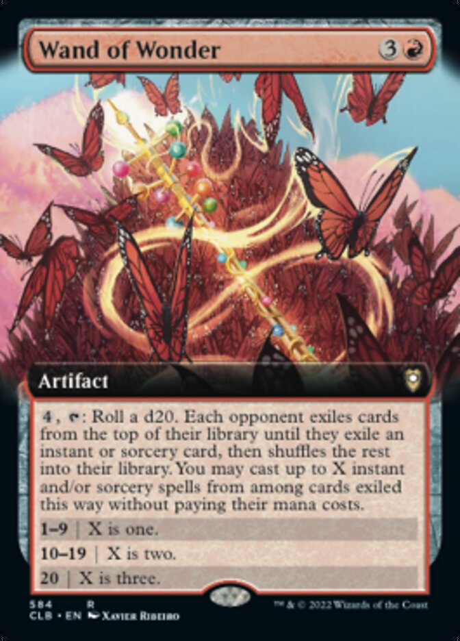 Wand of Wonder (Extended Art) [Commander Legends: Battle for Baldur's Gate] | The CG Realm