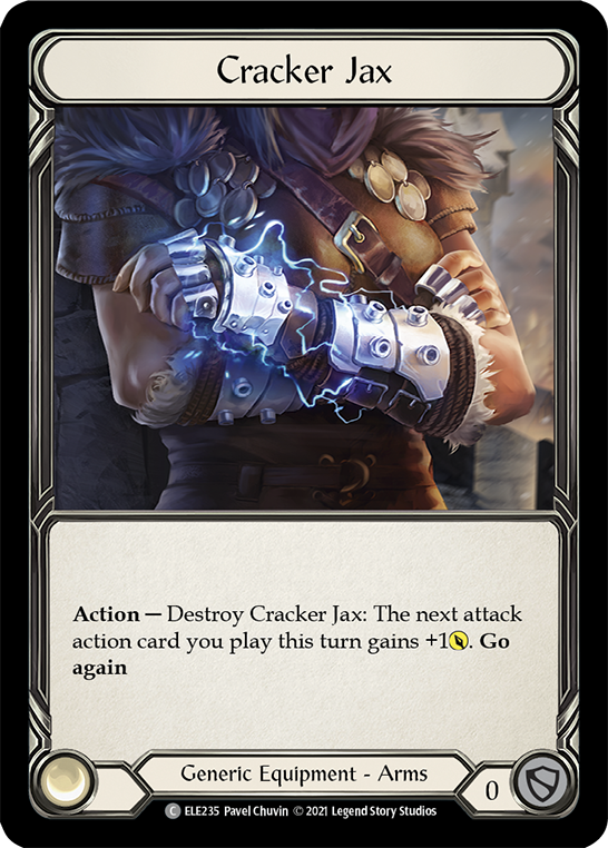 Cracker Jax [ELE235] (Tales of Aria)  1st Edition Cold Foil | The CG Realm