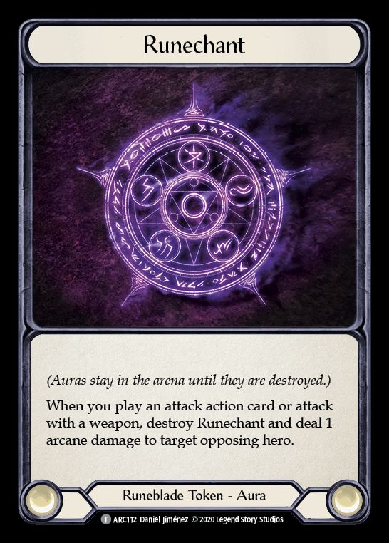Runechant // Death Dealer [U-ARC112 // U-ARC040] (Arcane Rising Unlimited)  Unlimited Normal | The CG Realm